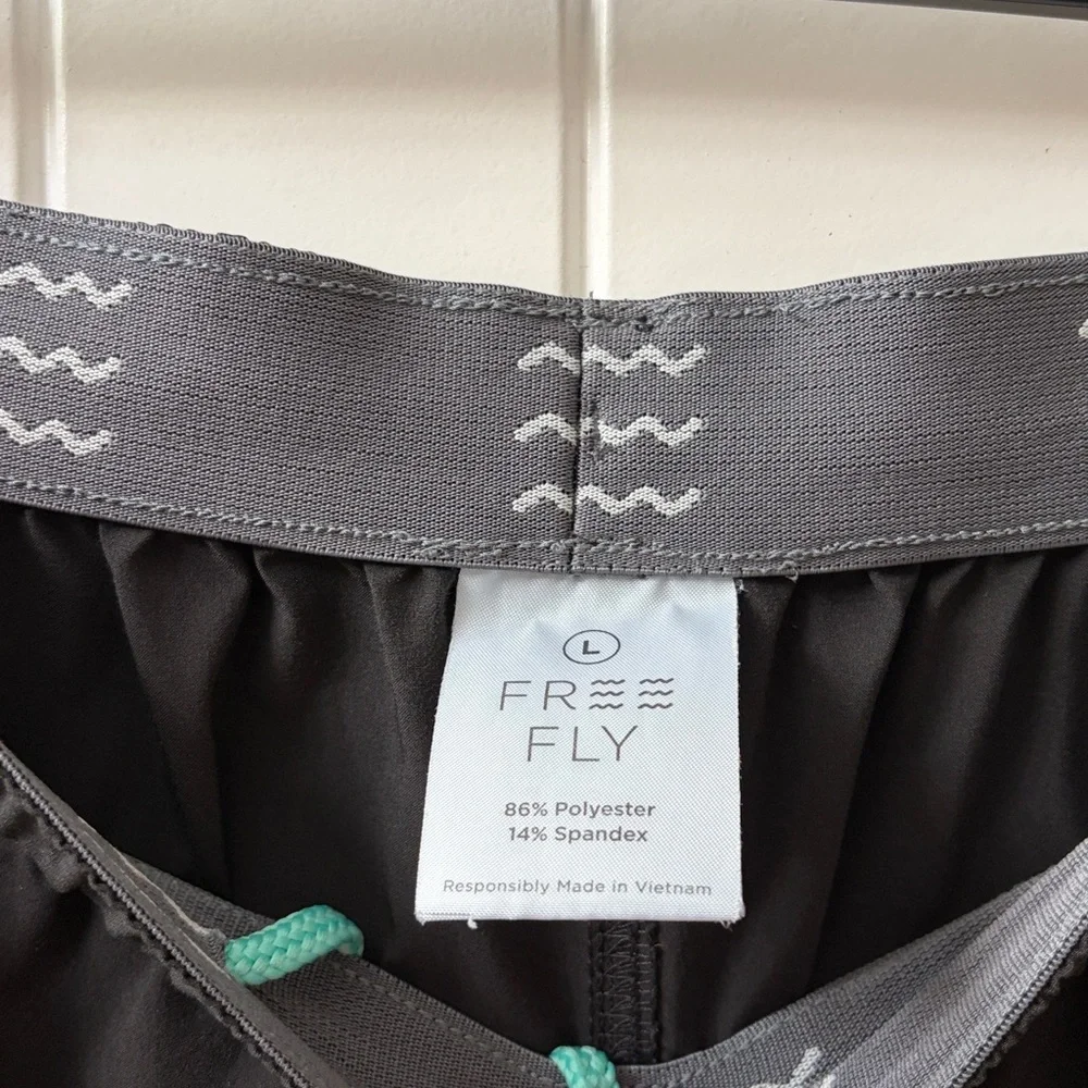 Free Fly Men's Breeze Short – 8" - Size L - Black - Picture 6 of 8